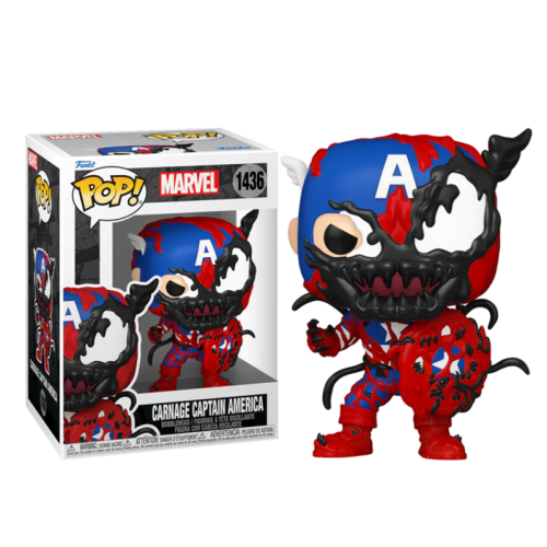 Funko Pop! Super Heroes: Marvel Carnageized - Captain America (1436)